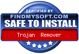 Certified Safe to Install by findmysoft.com